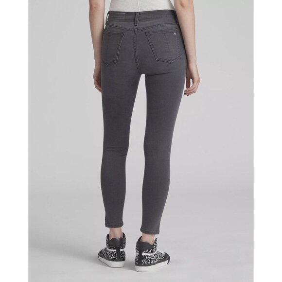 Rag & Bone High Rise Ankle Skinny Jeans - Picture 2 of 14